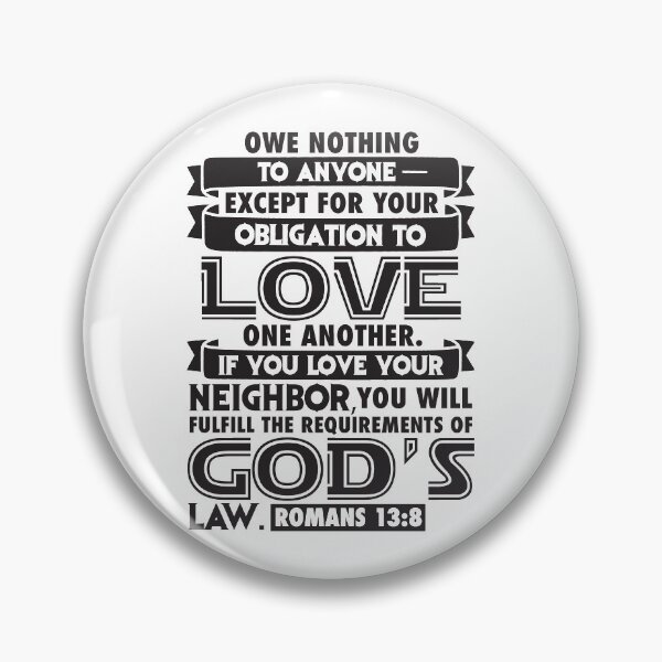 Item preview, Romans 13:8 designed and sold by plushism.