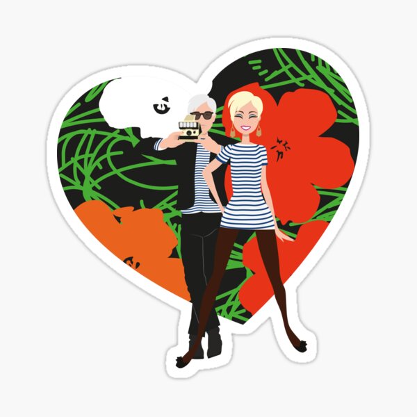 Andy & Edie tribute 5 Sticker fini brillant