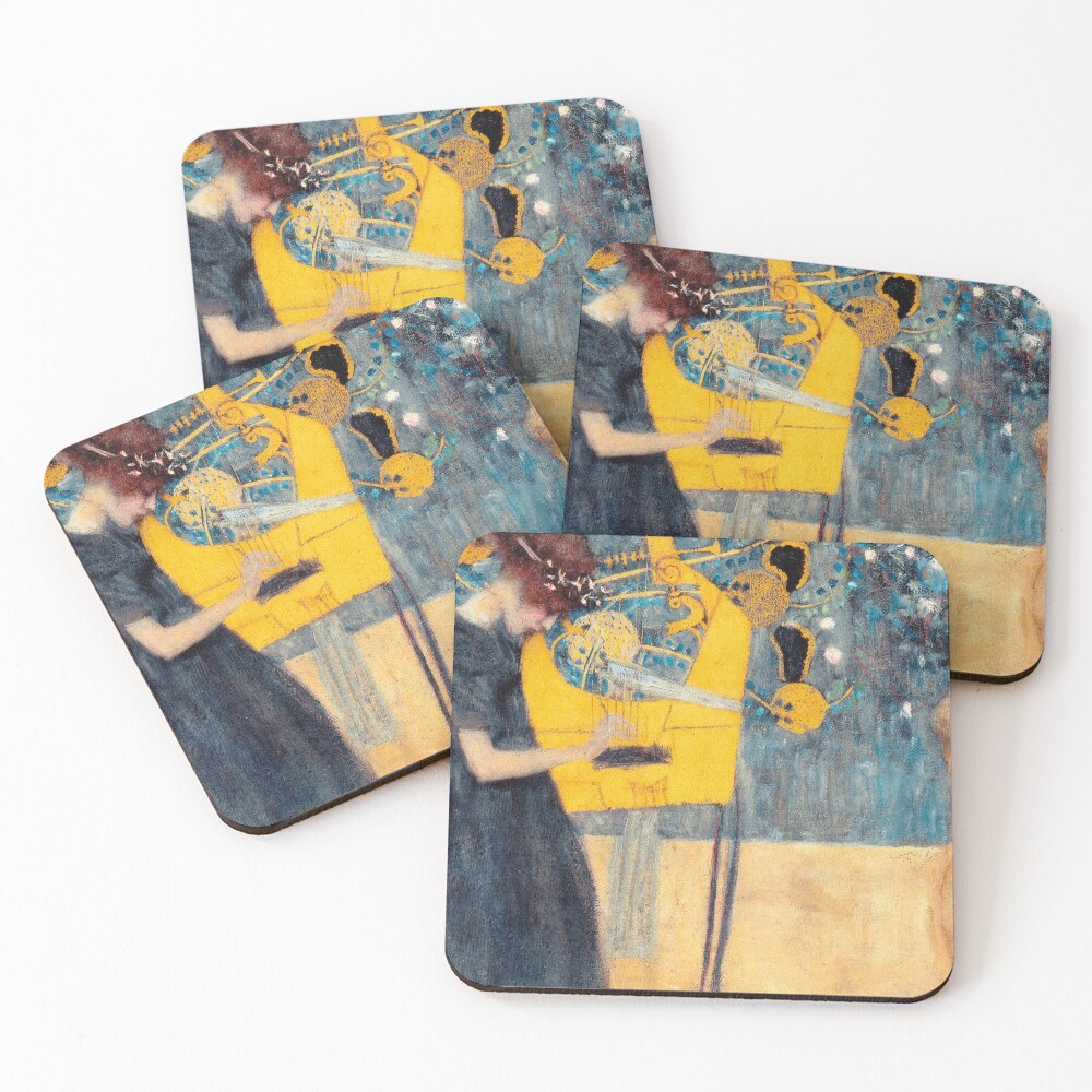 Gustav Klimt - Music Coasters (Set of 4)