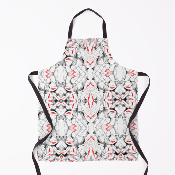 Item preview, Black red abstract pattern designed and sold by Creativeart1974.