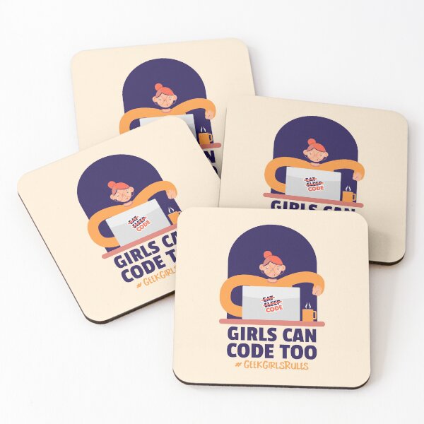 Item preview, #Coder Girl  designed and sold by JosTees96.