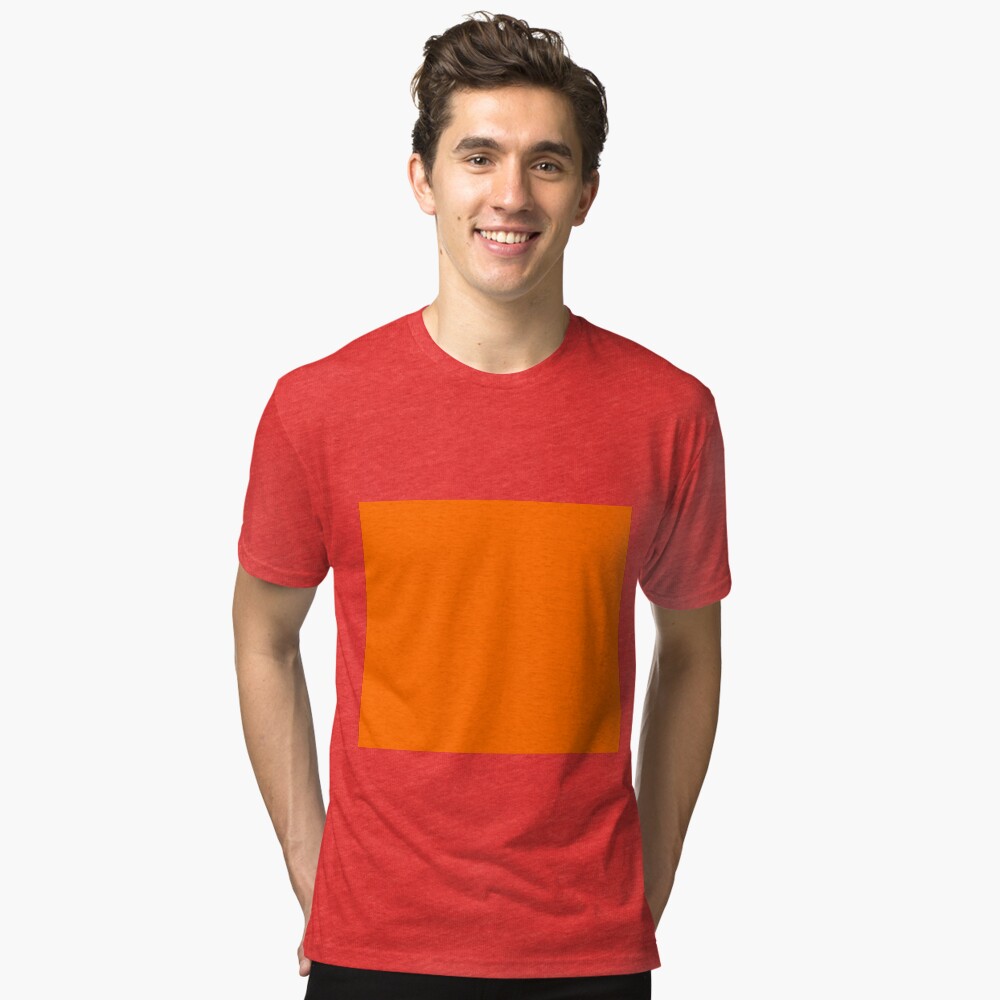 Orange Tri-blend T-Shirt