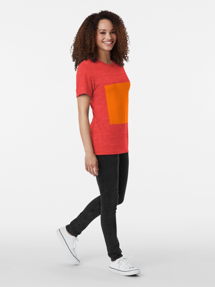 Alternate view of Orange Tri-blend T-Shirt