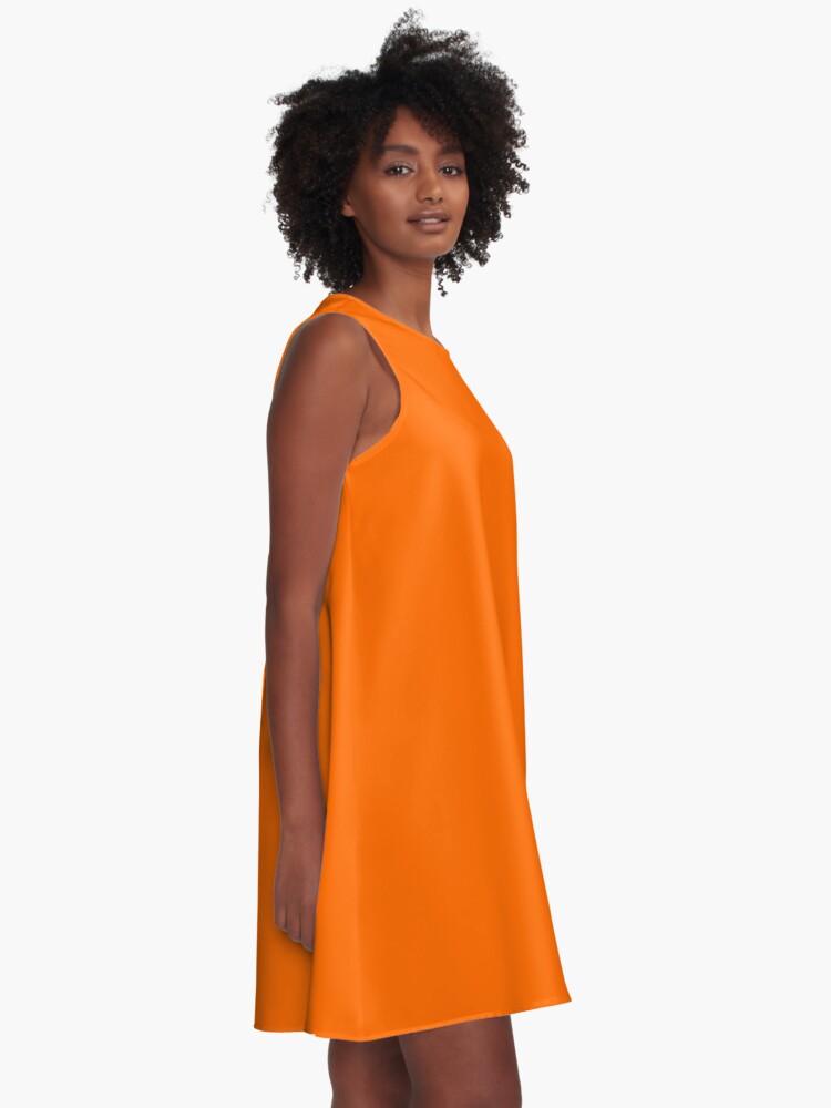 Alternate view of Orange A-Line Dress