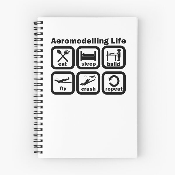 Item preview, Aeromodelling Life - eat, sleep, build, fly, crash, repeat designed and sold by WilsonCreekArts.