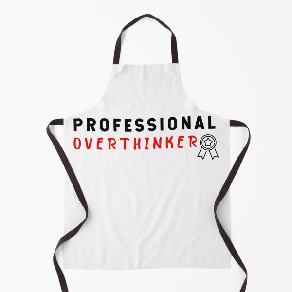 Item preview, professional overthinker,professional overthinker t-shirt,professional overthinker stickers designed and sold by younesennassiri.