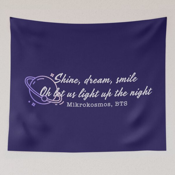 Item preview, Mikrokosmos Bts Song lyrics | Kpop designed and sold by Kdramaspot.