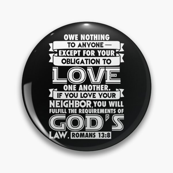 Item preview, Romans 13:8 designed and sold by plushism.