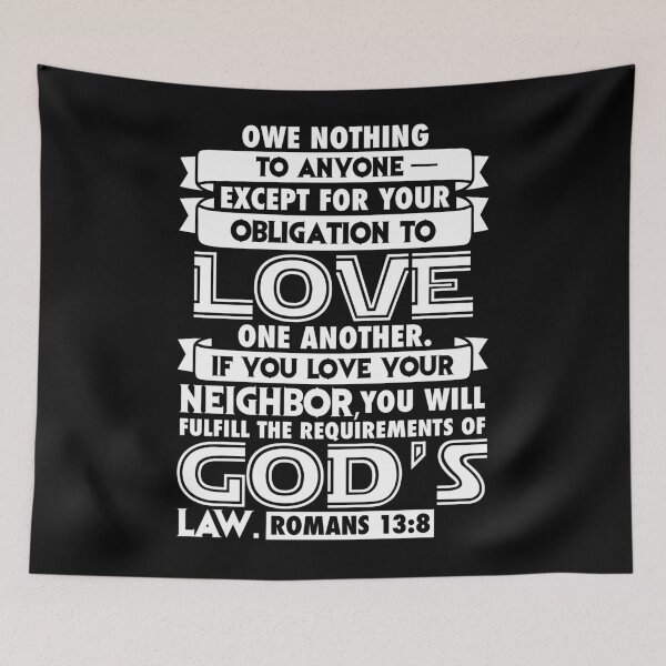 Item preview, Romans 13:8 designed and sold by plushism.