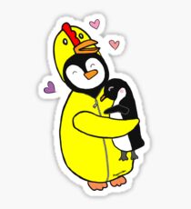Penguin Hugs Sticker