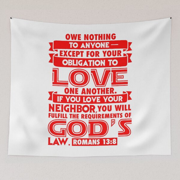 Item preview, Romans 13:8 designed and sold by plushism.