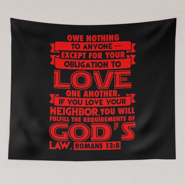 Item preview, Romans 13:8 designed and sold by plushism.