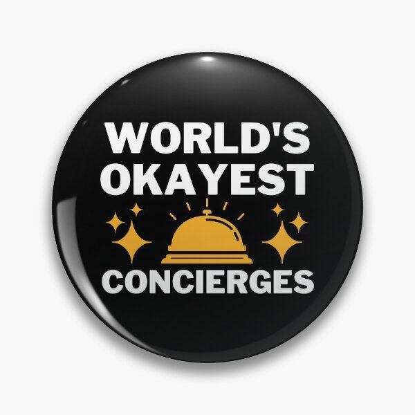 Item preview, World's Okayest And Best Concierge designed and sold by livegood.