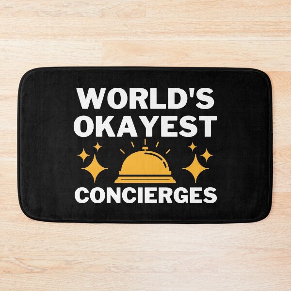 Item preview, World's Okayest And Best Concierge designed and sold by livegood.