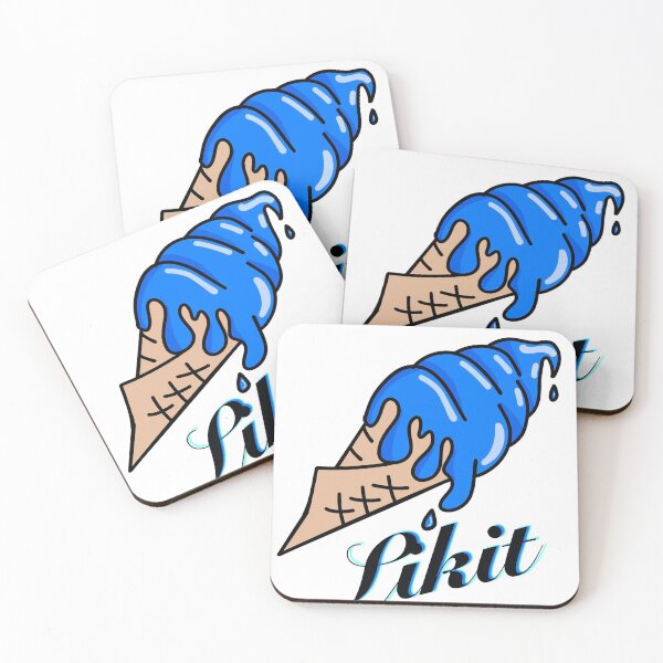 Item preview, Likit Blue Razberyy Ice Cream Cone designed and sold by AllieWildflower.