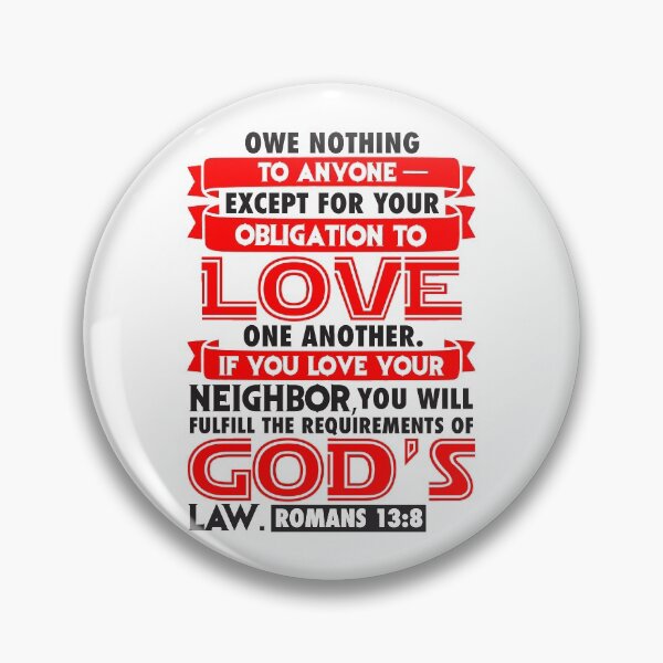 Item preview, Romans 13:8 designed and sold by plushism.