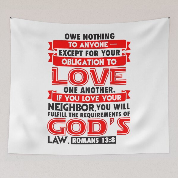 Item preview, Romans 13:8 designed and sold by plushism.