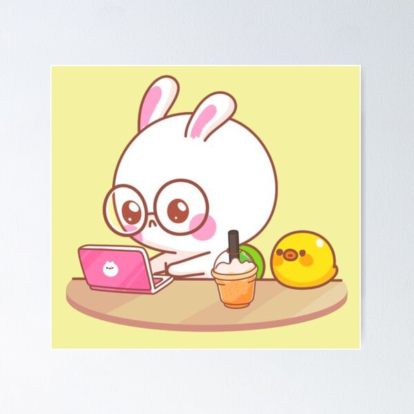 Item preview, Usagi´s Homeoffice designed and sold by kawaiistudio.