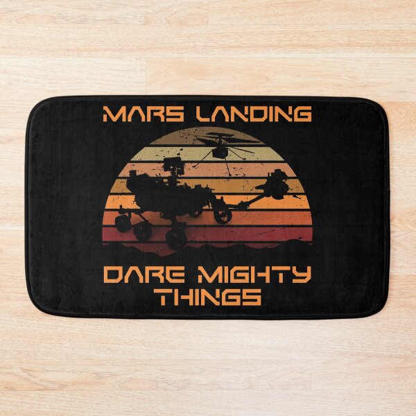 Item preview, Dare Mighty Things Mars 2020 T Shirt Perseverance Mars Rover 2020 and Ingenuity Helicopter Mars landing designed and sold by TrendingTees4u.
