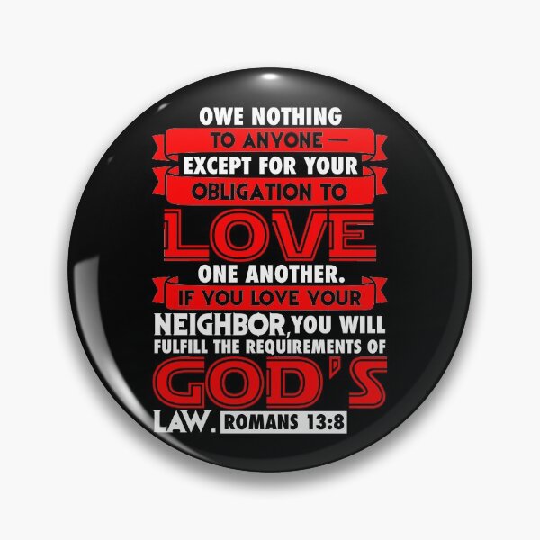 Item preview, Romans 13:8 designed and sold by plushism.