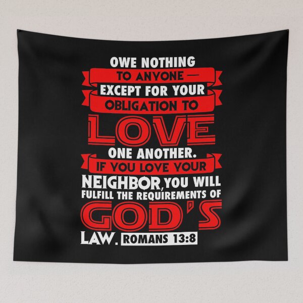 Item preview, Romans 13:8 designed and sold by plushism.