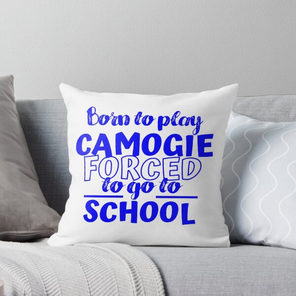 Item preview, Born to play camogie. Forced to go to school    designed and sold by TheGreenGoat.