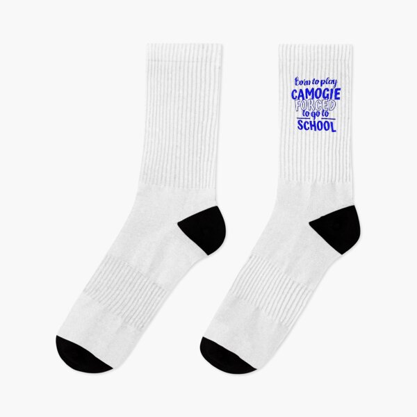 Item preview, Born to play camogie. Forced to go to school    designed and sold by TheGreenGoat.
