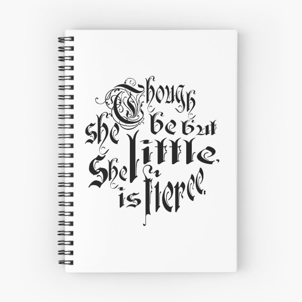 Item preview, Though she be but little, she is fierce - Shakespeare designed and sold by BaronessDesign.
