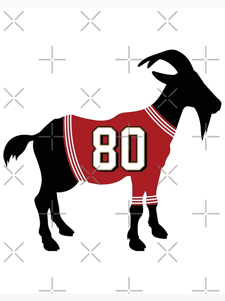 Jerry Rice GOAT Art Board Print for Sale by cwijeta