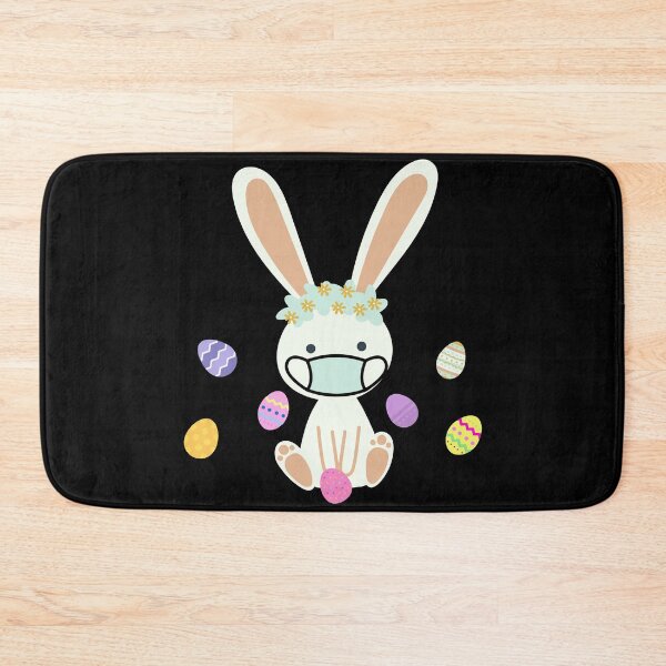 Item preview, Lockdown easter bunny with mask designed and sold by mayankg1100.