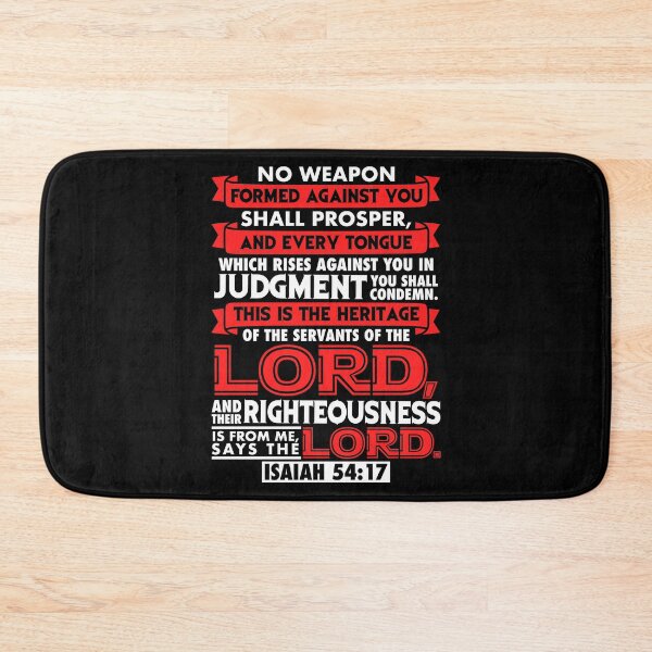 Item preview, Isaiah 54:17 No Weapon Formed Against You Shall Prosper designed and sold by plushism.