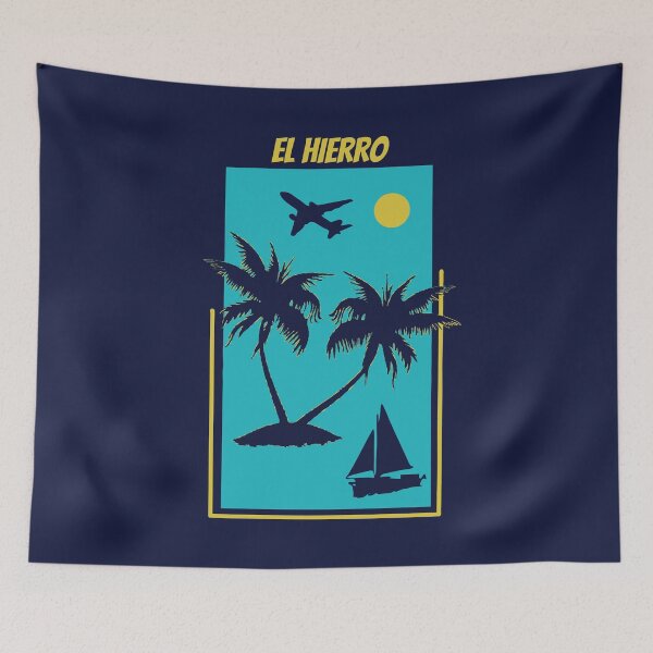 Item preview, El Hierro Canary Islands - Vintage Style Travel Poster designed and sold by Vintage-TM.