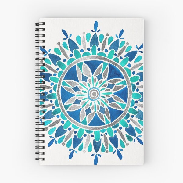 Item preview, Mandala – Silver & Turquoise designed and sold by Cat Coquillette.