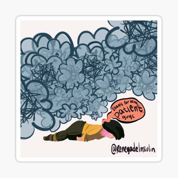Item preview, The Crushing Weight of Brain Fog designed and sold by clairwin.