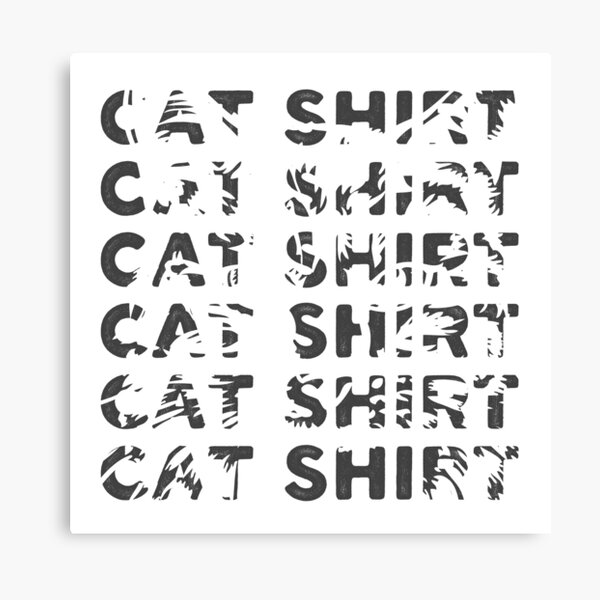 CAT SHIRT Canvas Print