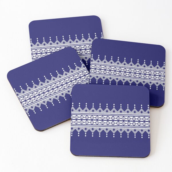 Item preview, Geometric patterns on the navy background designed and sold by Chamaiporn Pangtorn.
