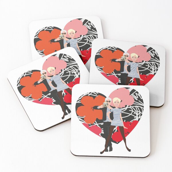 Item preview, Andy & Edie tribute 6 andy warhol edie sedgwick designed and sold by ladstudio.