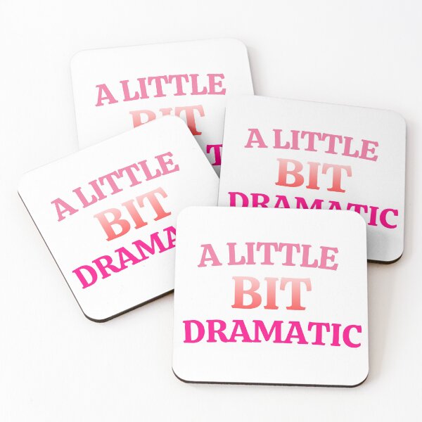 Item preview, A Little Bit Dramatic stickers designed and sold by Perlashop1.