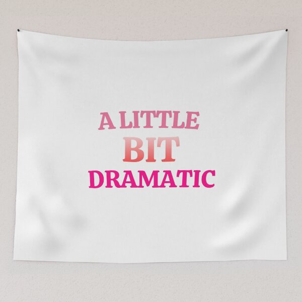 Item preview, A Little Bit Dramatic stickers designed and sold by Perlashop1.