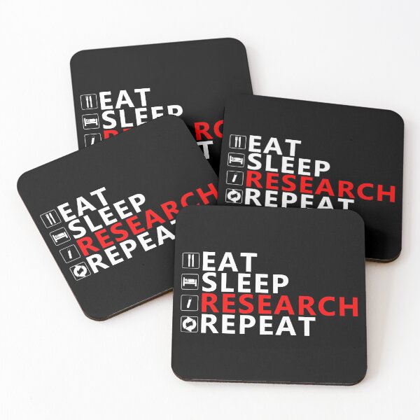 Item preview, Eat Sleep Research Repeat designed and sold by equiliser.