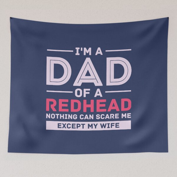 Item preview, Redhead Hair Dad Fathers day Funny Saying designed and sold by CuteDesigns1.