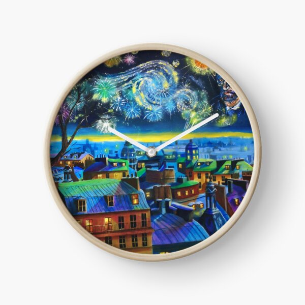 Van Gogh in Paris Clock