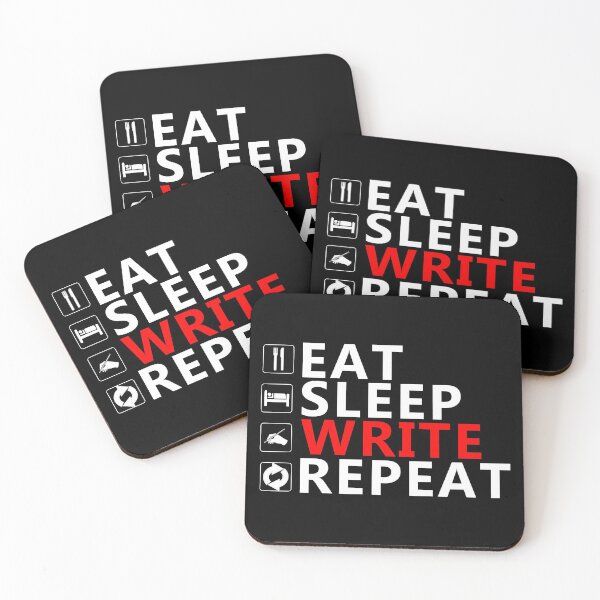 Item preview, Eat Sleep Write Repeat designed and sold by equiliser.