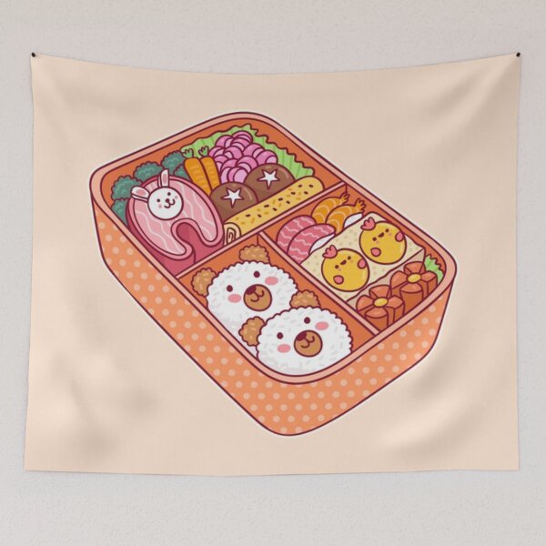 Item preview, Orange Bento Box  designed and sold by kawaiistudio.