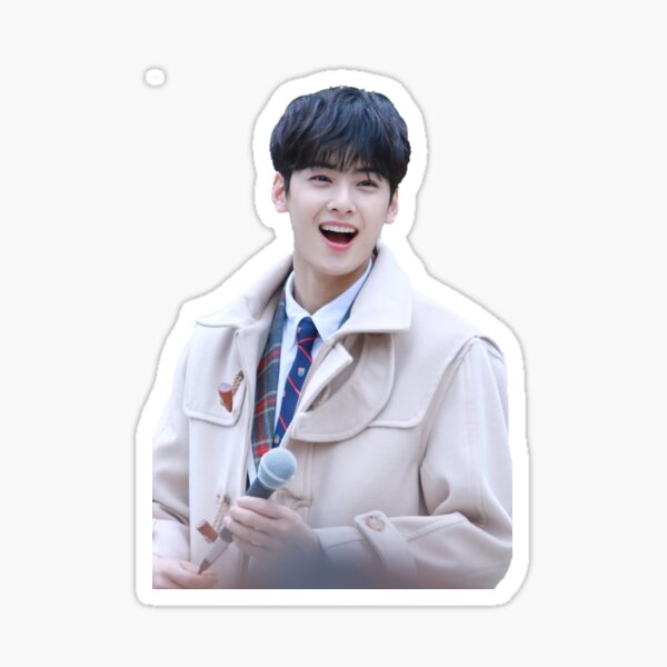 Cha Eun-woo Sticker for Sale by TheAsianSide