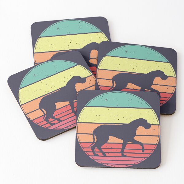 Item preview, Great Dane Vintage Retro Sunset designed and sold by faudeltn.