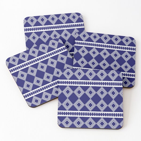 Item preview, Geometric patterns on the navy background designed and sold by Chamaiporn Pangtorn.
