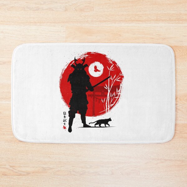 Item preview, Samurai with his cat designed and sold by albertocubatas.