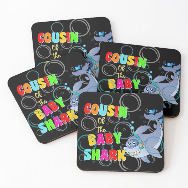 Item preview, Cousin Of The Baby Shark" - Birthday Cousin Shark - Retro Vintage cousin Shark designed and sold by Designs-DA.