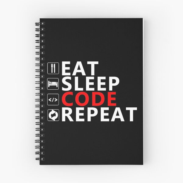 Item preview, Eat Sleep Code Repeat designed and sold by equiliser.